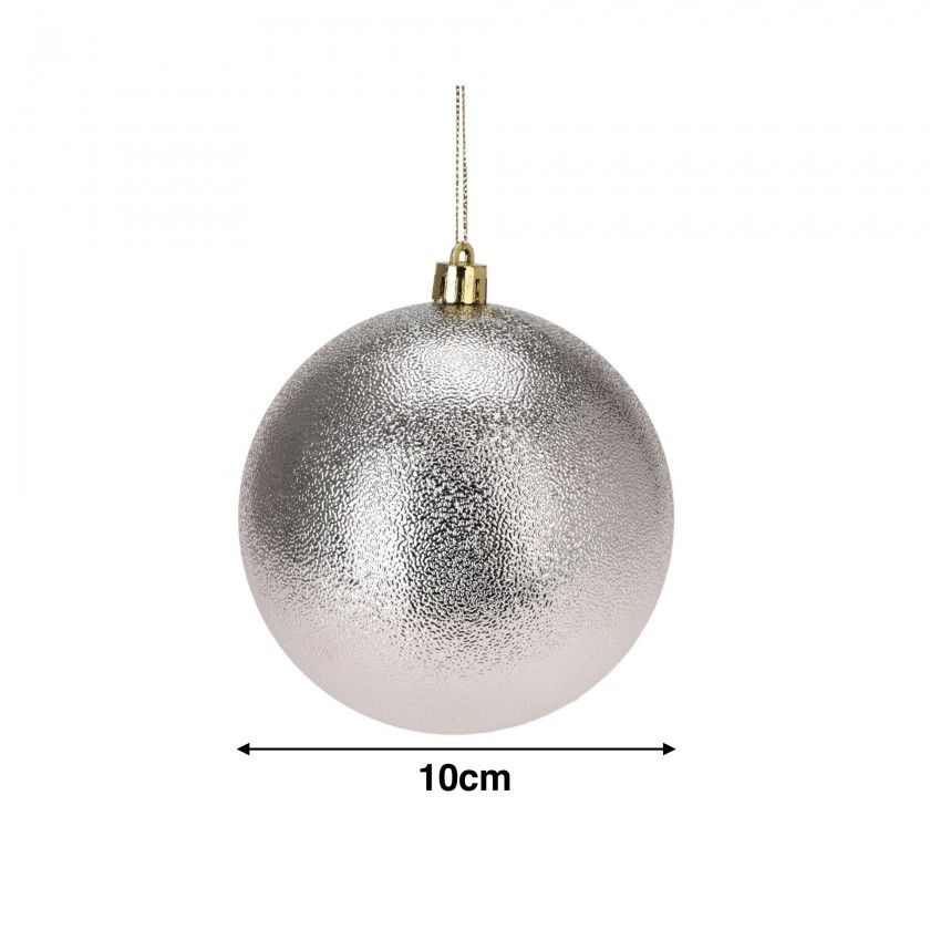 Bola Natal Ambar 10cm