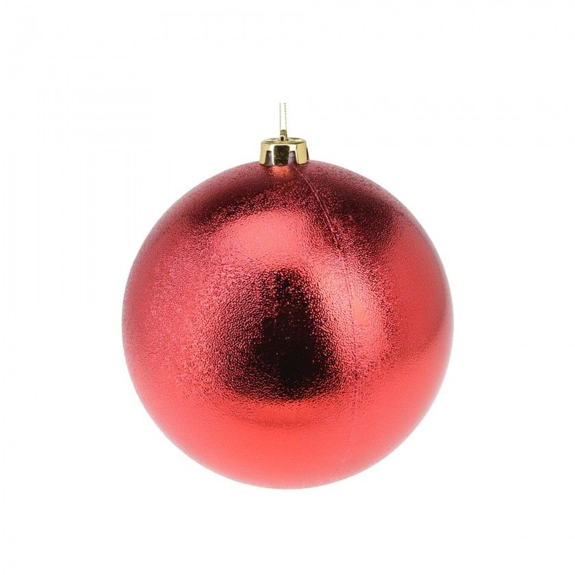 Bola Natal Vermelho 14cm