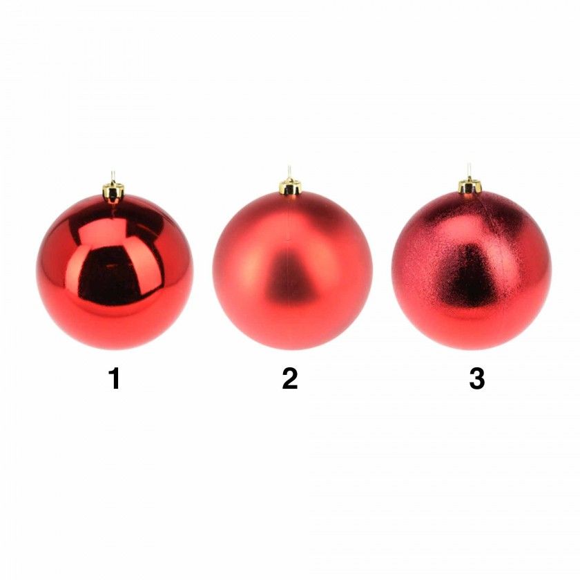 Bola Natal Vermelho 14cm Bola Natal Vermelho 14cm