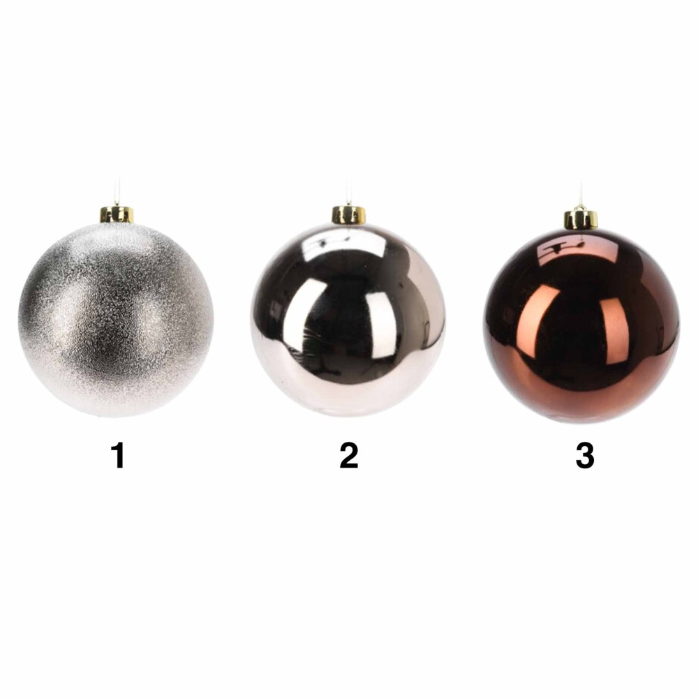 Bola Natal Ambar 14cm
