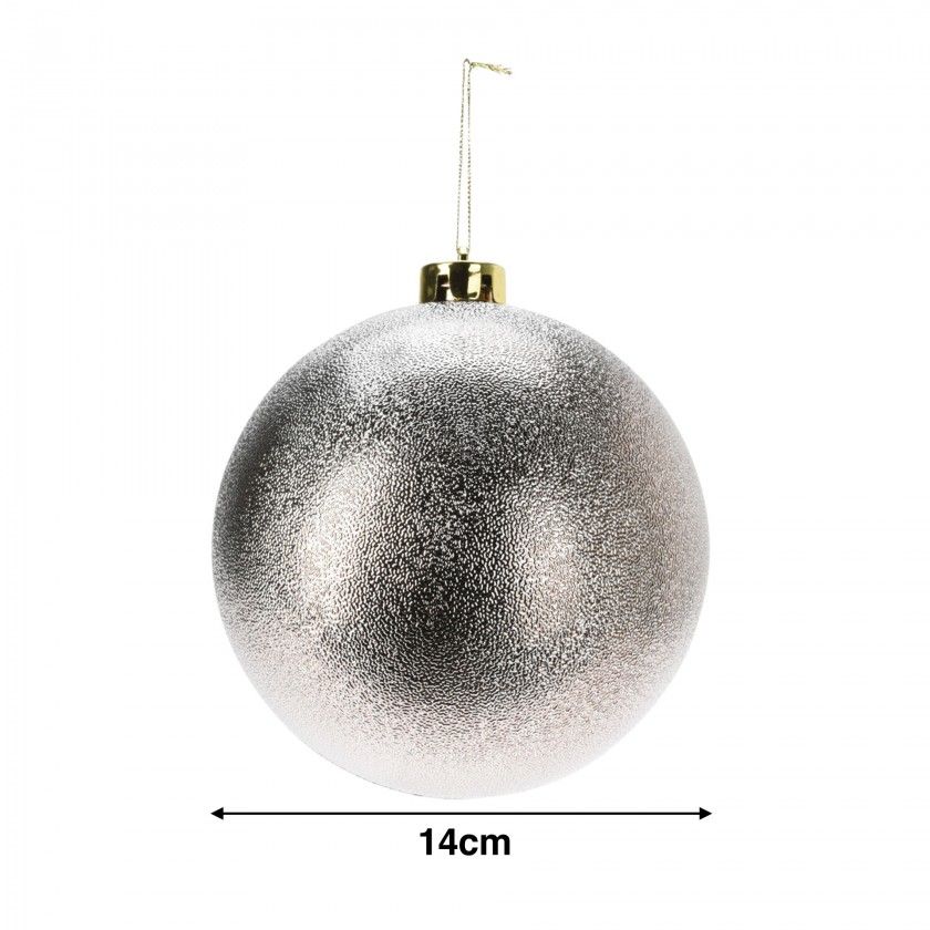 Bola Natal Ambar 14cm