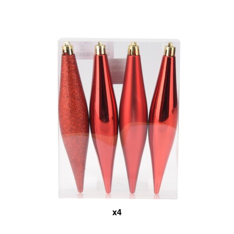 Pendente Natal Vermelho Pack 4 - Image product