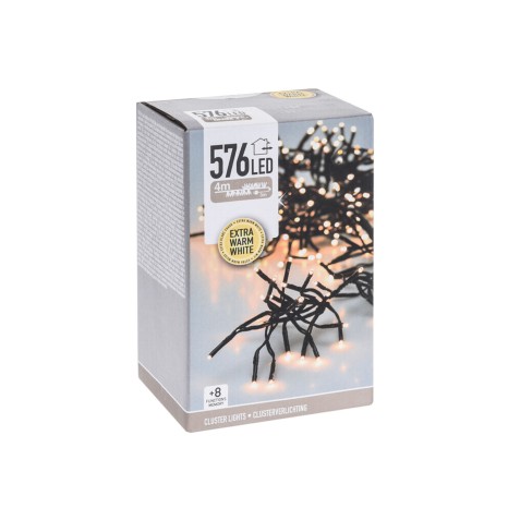 Grinalda Natal 576 Led Extra Quente 4m - Image product