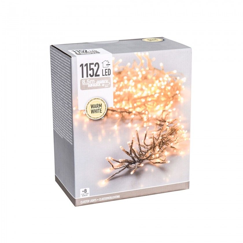 Grinalda Natal 1152 Led Luz Quente 8.5m Grinalda Natal 1152 Led Luz Quente 8.5m