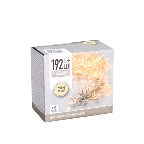 Grinalda Natal 192 Led Luz Quente 1.5m - Image product