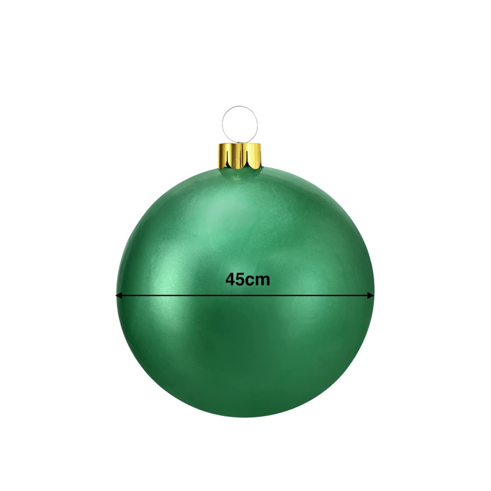 Bola Natal Insuflavel Verde 45cm