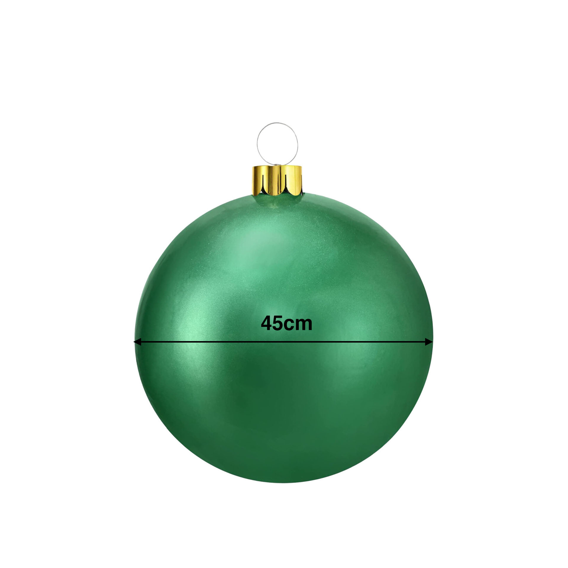 Bola Natal Insuflavel Verde 45cm