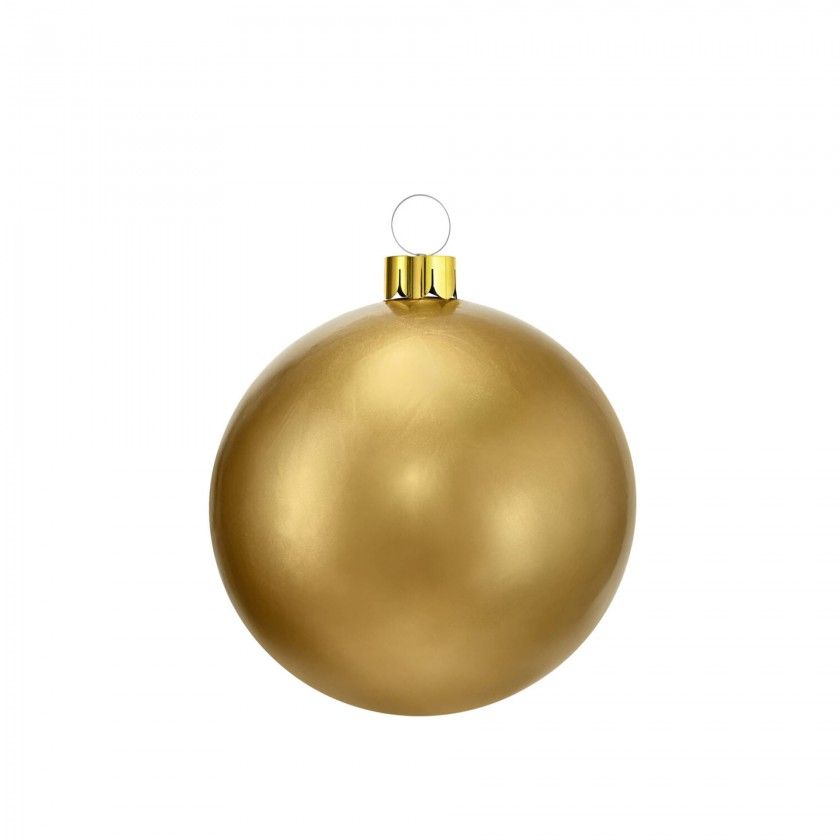 Bola Natal Insuflavel Dourado 65cm Bola Natal Insuflavel Dourado 65cm