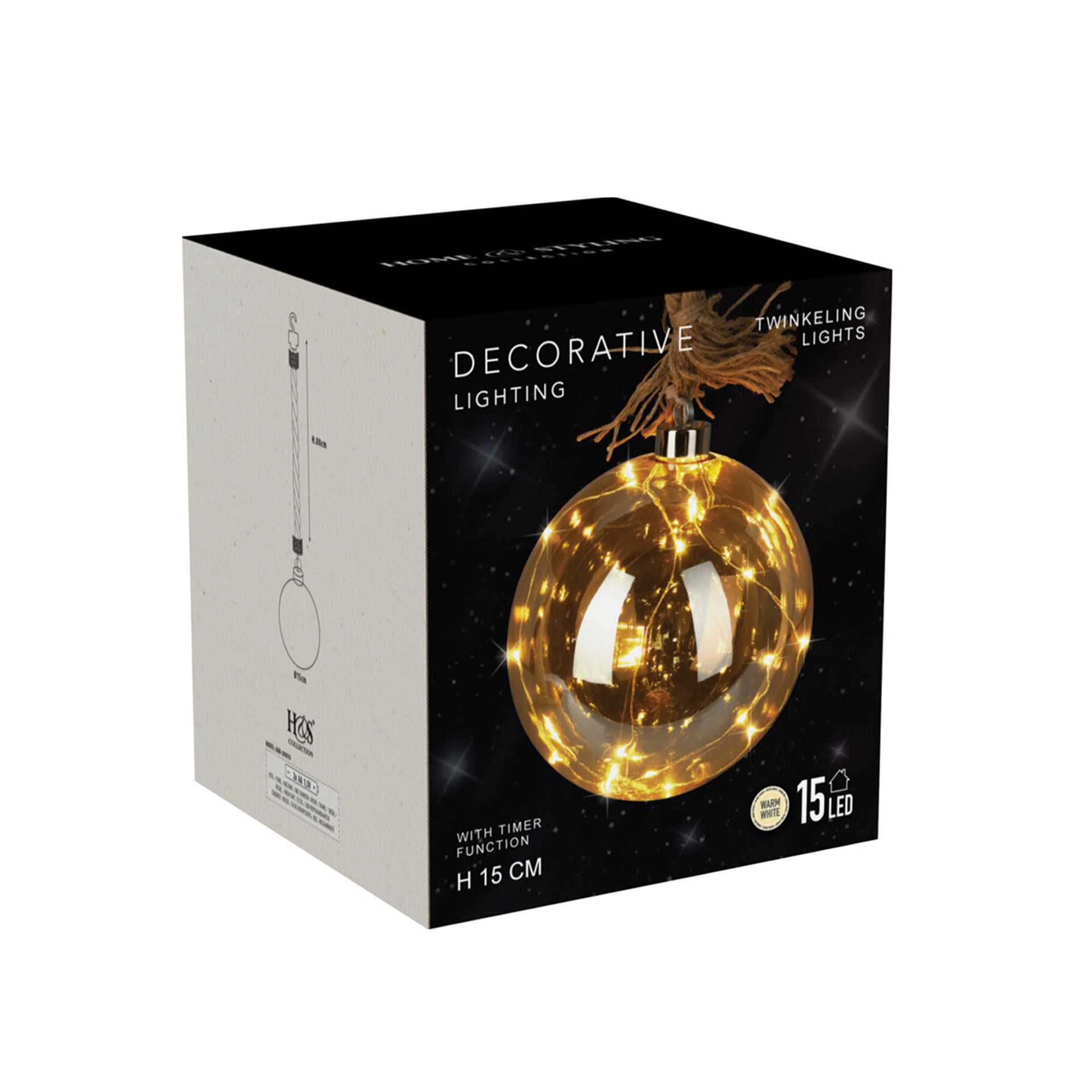 Bola Decorativa 15 Led 15cm