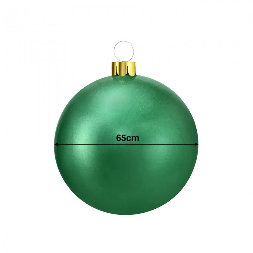 Bola Natal Insuflavel Verde 65cm Bola Natal Insuflavel Verde 65cm
