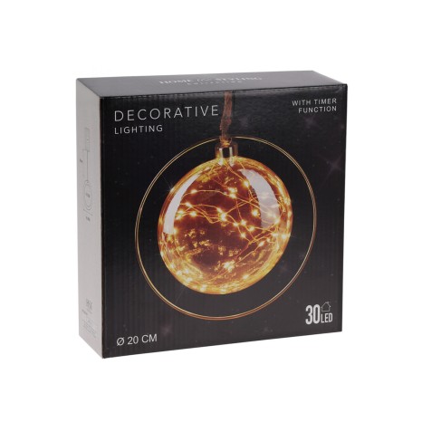 Bola Decorativa 30 Led 20cm - Image product