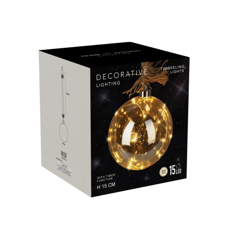 Bola Decorativa 15 Led 15cm - Image product