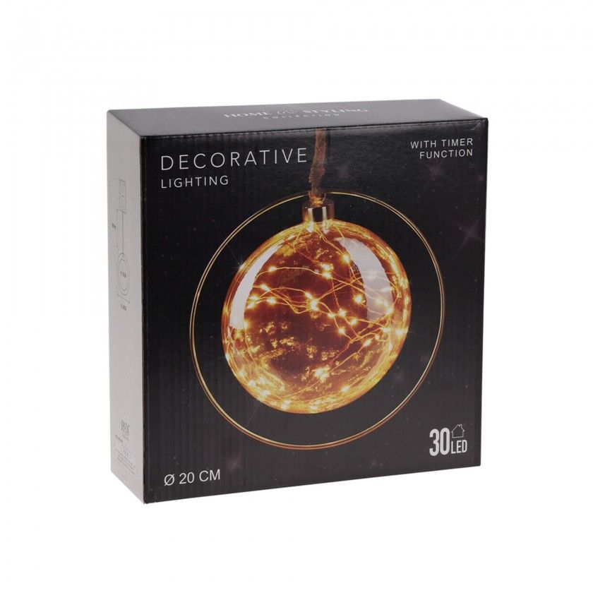 Bola Decorativa 30 Led 20cm