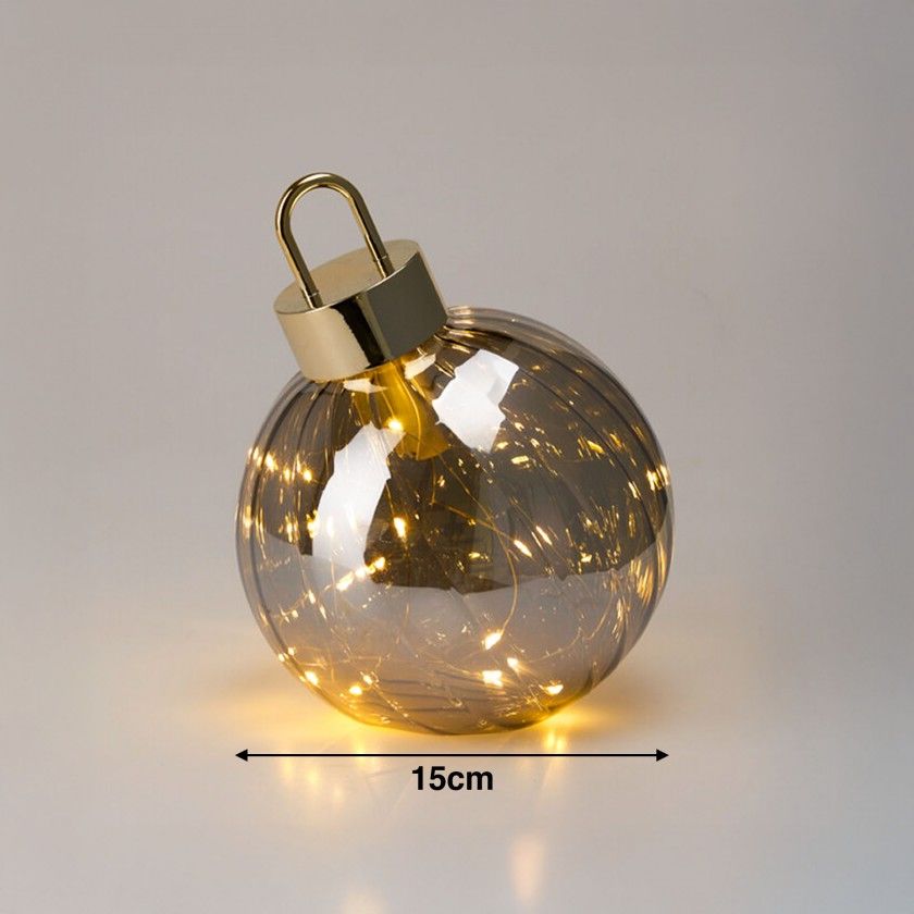 Bola Natal Led 15cm