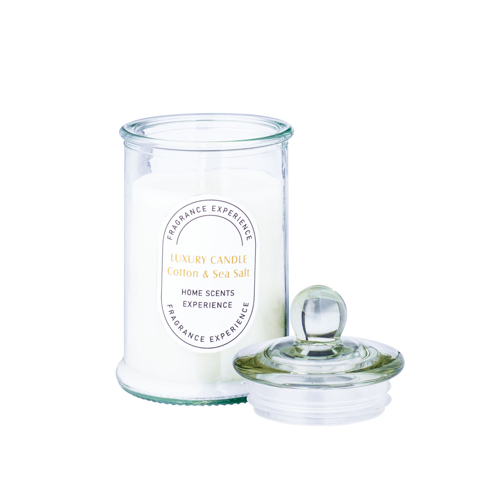 Frasco Vidro Vela Perfumada 6X11cm