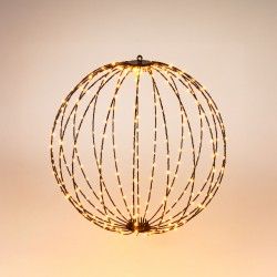 Bola Natal 320 Led Luz Extra Quente 50cm Bola Natal 320 Led Luz Extra Quente 50cm