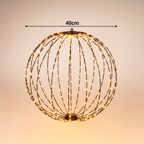 Bola Natal 240 Led Luz Extra Quente 40cm - Image product