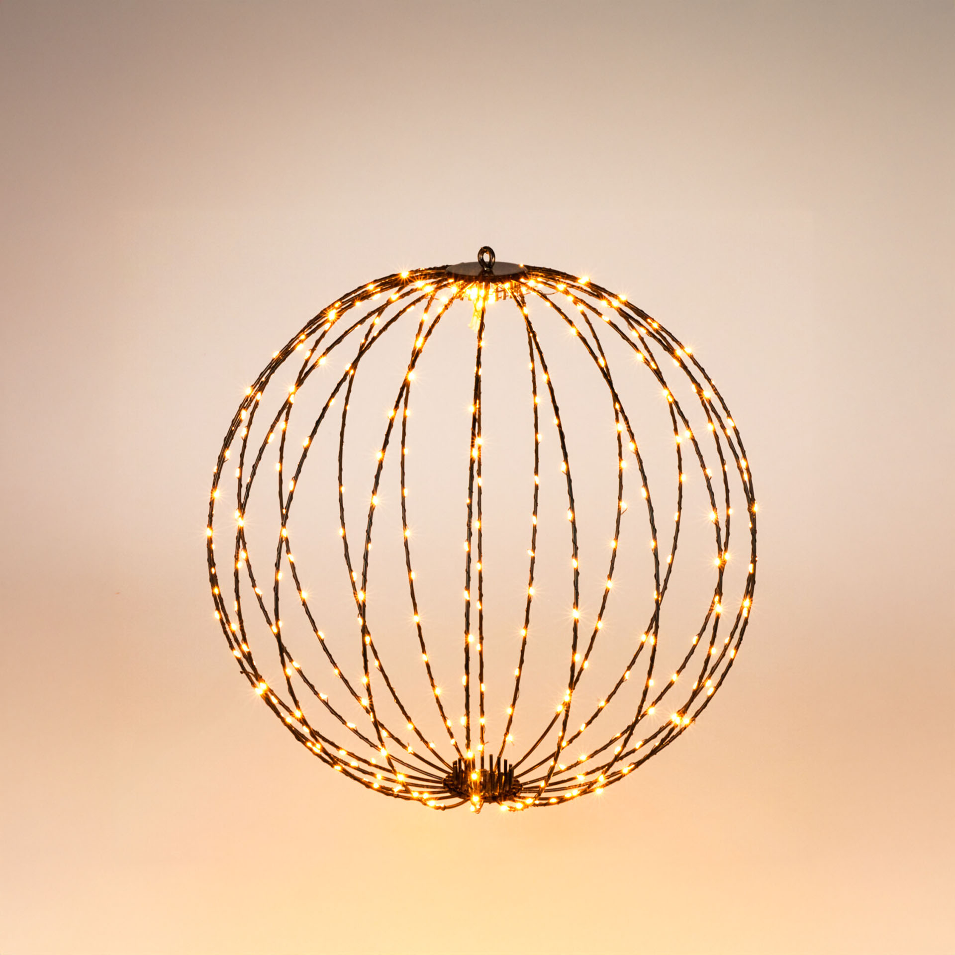 Bola Natal 240 Led Luz Extra Quente 40cm