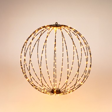Bola Natal 320 Led Luz Extra Quente 50cm