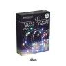 Grinalda Natal Fio Prata 100 Led Multicolor 495cm Grinalda Natal Fio Prata 100 Led Multicolor 495cm