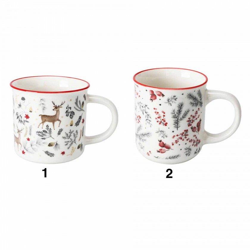 Caneca Natal Porcelana 400ml Caneca Natal Porcelana 400ml