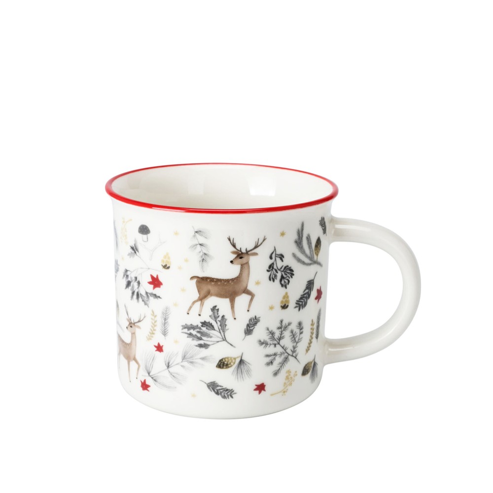 Caneca Natal Porcelana 400ml