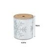 Rolo Fita Decorativa Natal Prata 457X10cm Rolo Fita Decorativa Natal Prata 457X10cm
