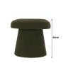 Puff Cogumelo Verde 43cm Puff Cogumelo Verde 43cm