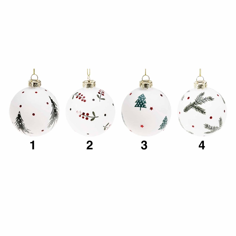 Bola Natal Vidro 8cm
