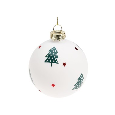 Bola Natal Vidro 8cm