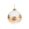 Bola Natal Vidro Dourado 8cm
