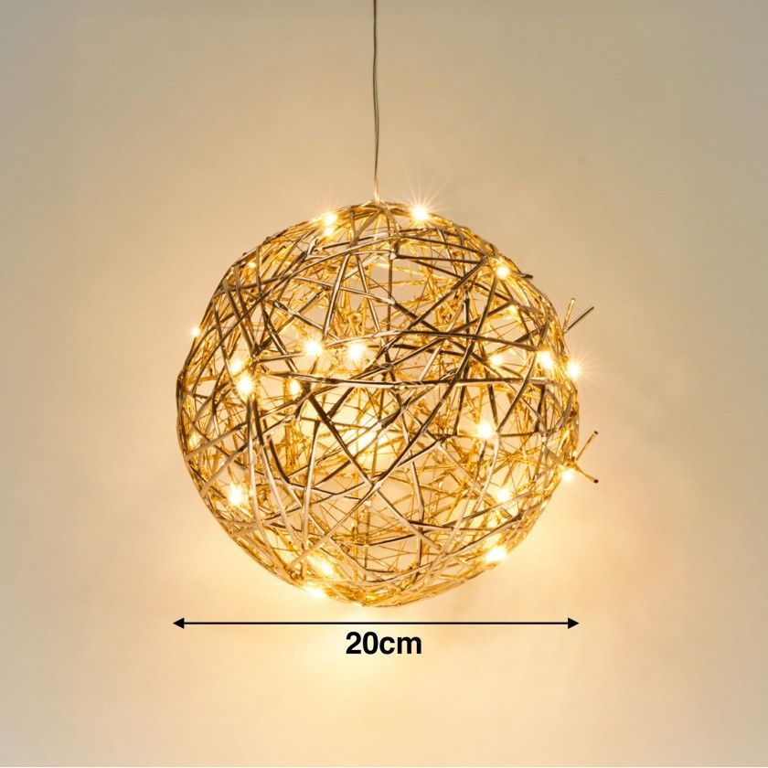 Bola Natal Led 20cm Bola Natal Led 20cm
