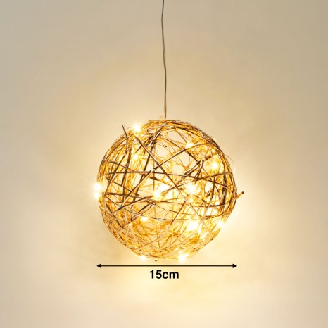 Bola Natal Led 15cm - Image product