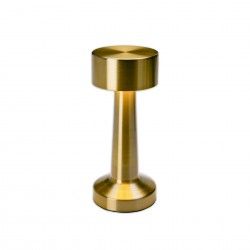 Candeeiro Mesa Dourado 8X21cm