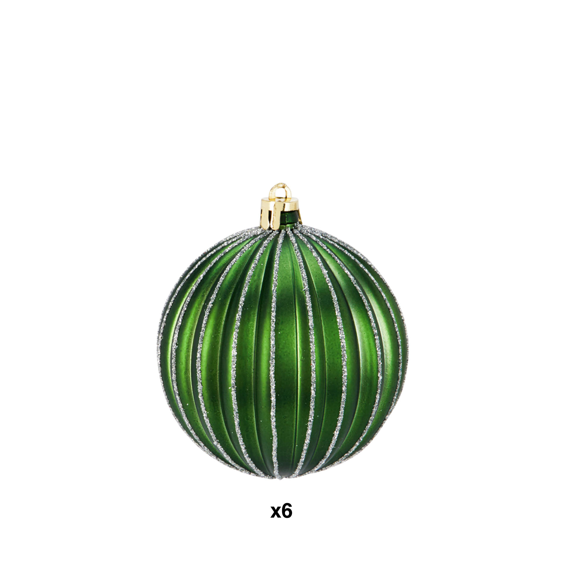 Bola Natal Verde Pack 8
