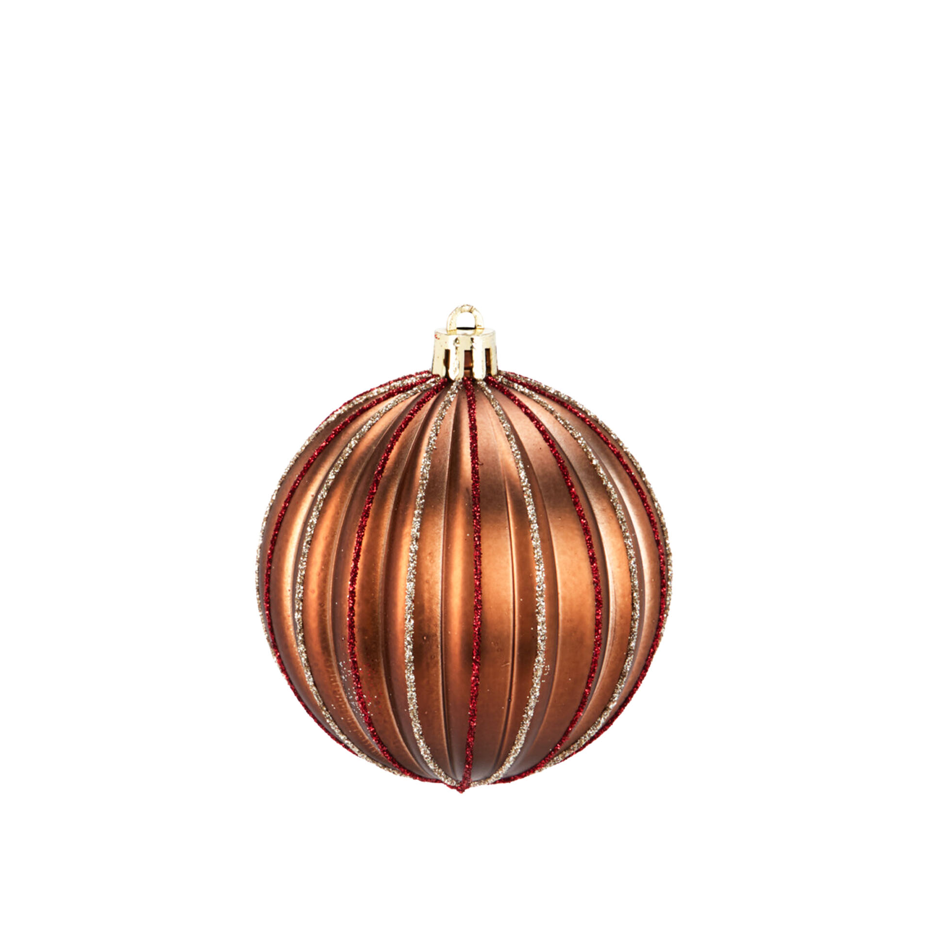 Bola Natal Castanho Pack 6