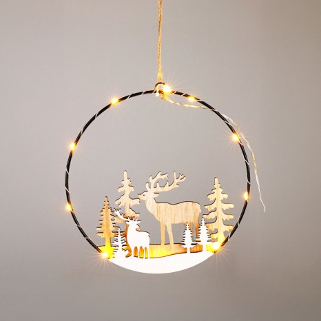 Decoração Natal Led Branco 20cm - Image product