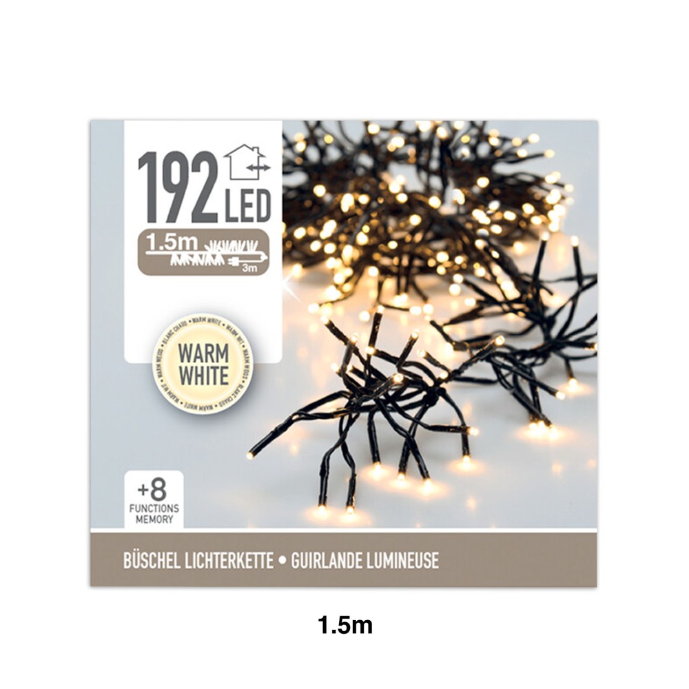 Luzes Natal 192 Led Luz Quente