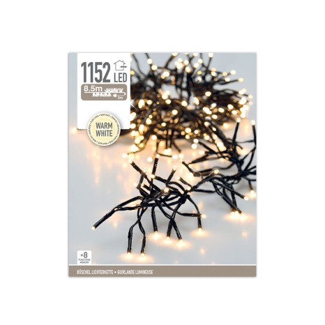 Luzes Natal 1152 Led Luz Quente - Image product