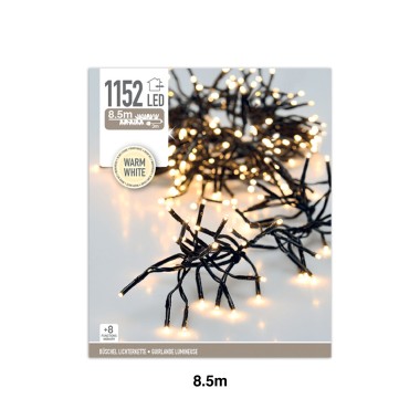 Luzes Natal 1152 Led Luz Quente