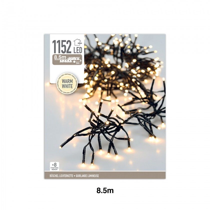 Luzes Natal 1152 Led Luz Quente Luzes Natal 1152 Led Luz Quente