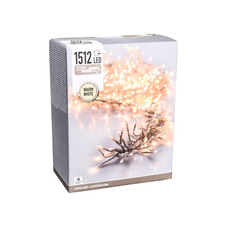Luzes Natal 1512 Led Luz Quente - Image product