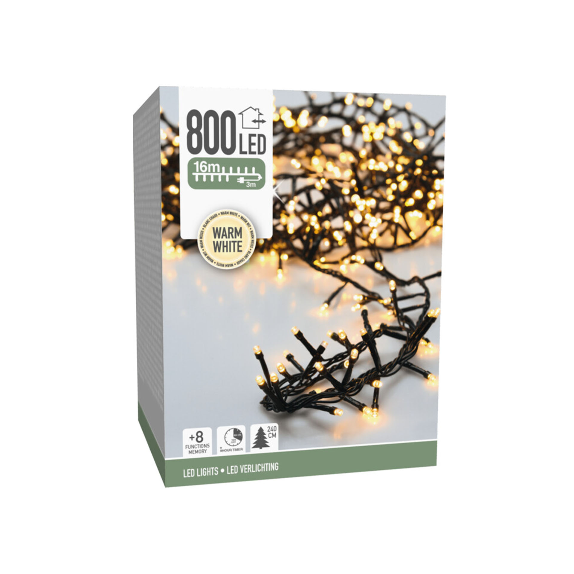 Luzes Natal 800 Led 16m