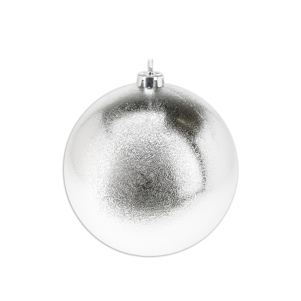 Bola Natal Prata 14cm