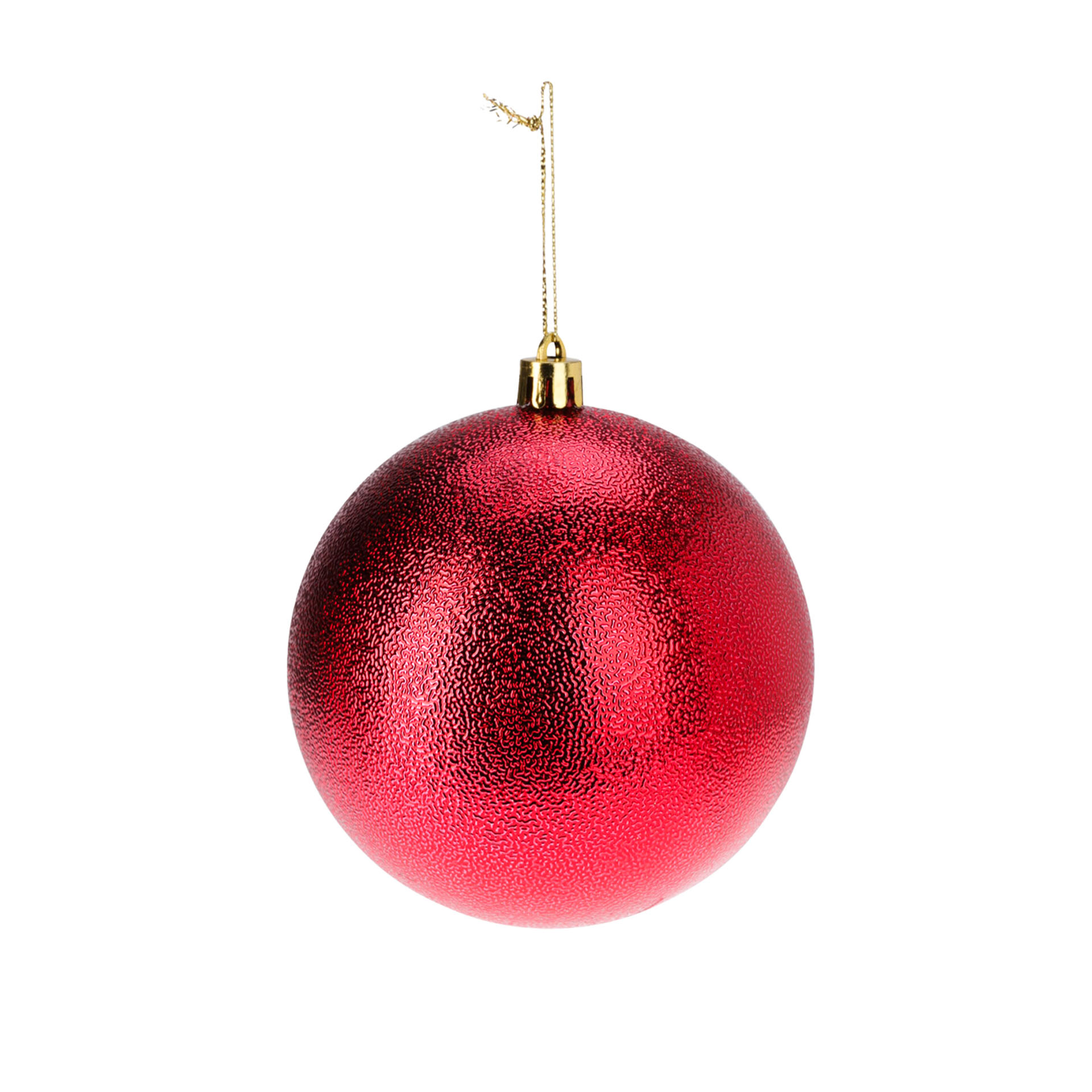 Bola Natal Vermelho 12cm
