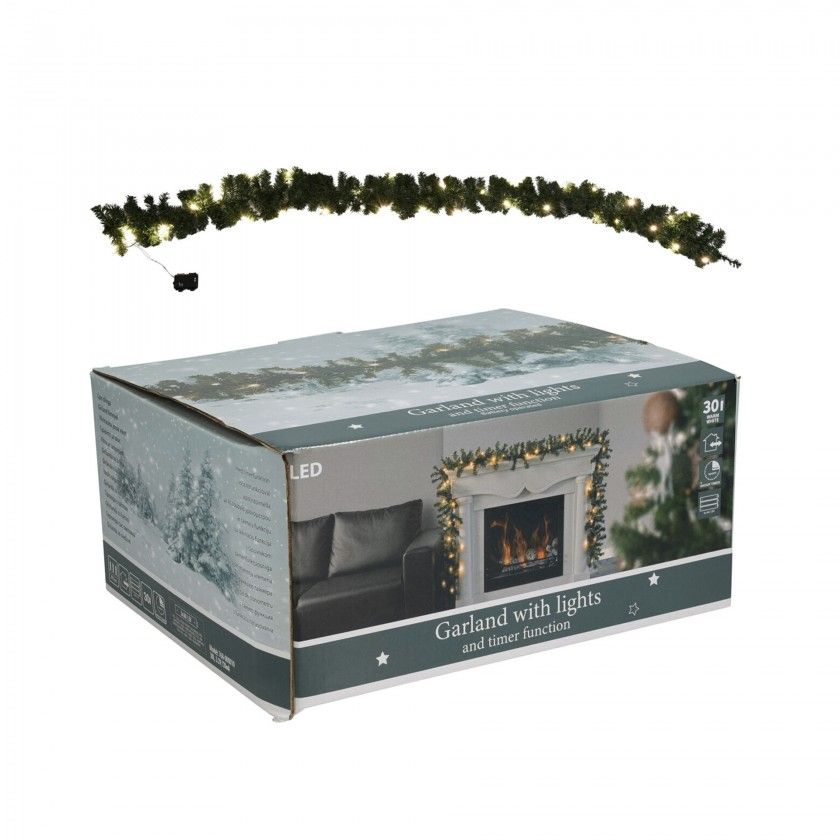 Grinalda Pinheiro 30 Led 270cm