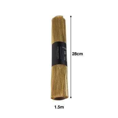 Rolo Tecido Ouro 28X150cm