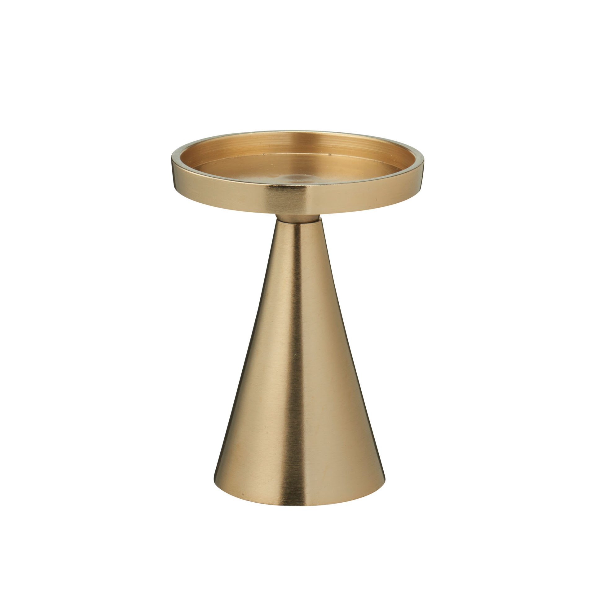 Castiçal Dourado 17cm