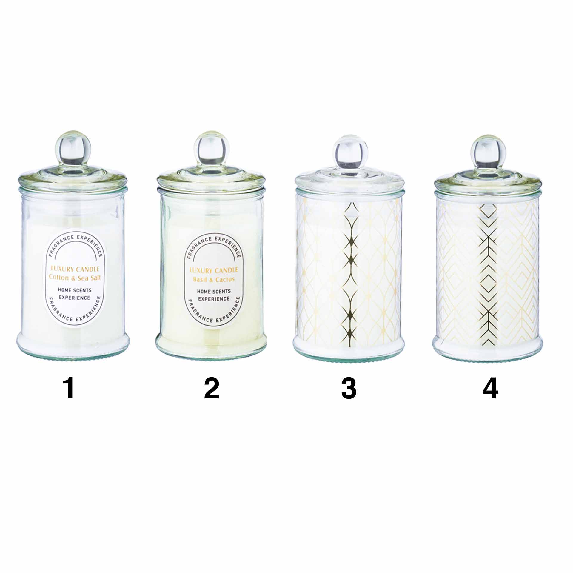 Frasco Vidro Vela Perfumada 6X11cm