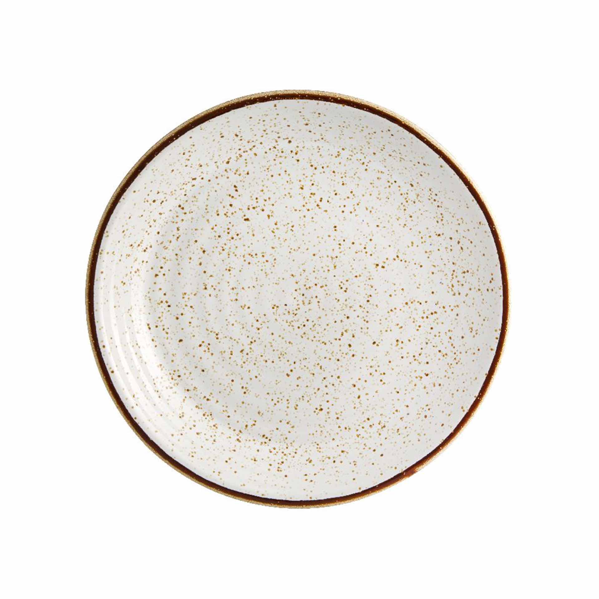 Prato Fundo Rustic Blend Branco 900ml 28X4cm